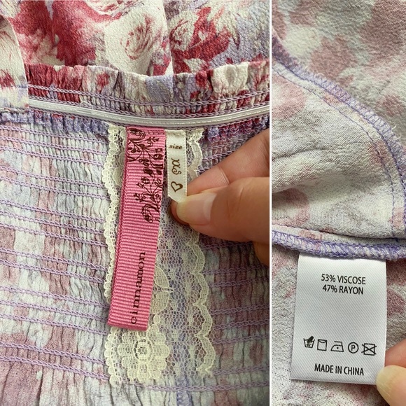 Cinnamon Girl Dresses Cinnamon Girl Hawaii Romantic Roses Mini